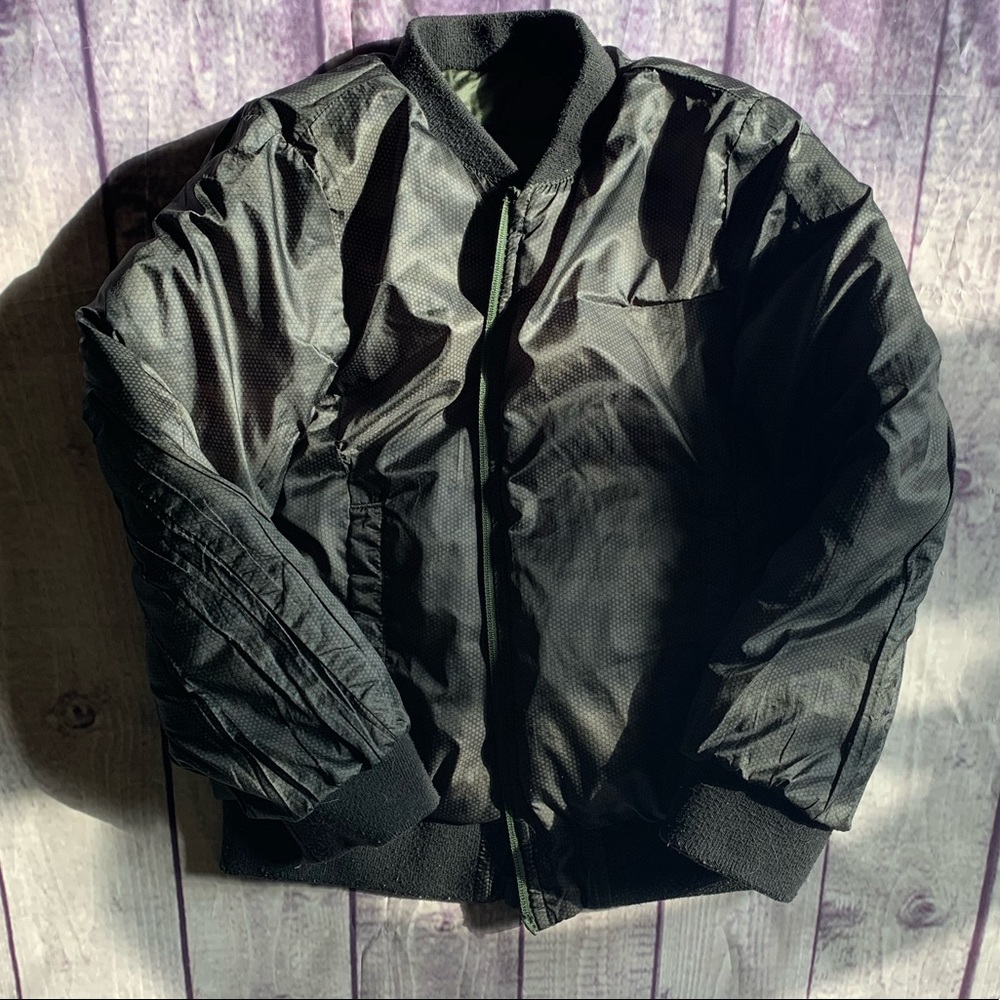 Camo Puffer bomber jacket